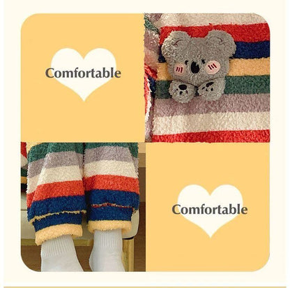 トレンドアイテム 存在感抜群 肌触り抜群 ６種選択 サンゴフリース パジャマ E-12177