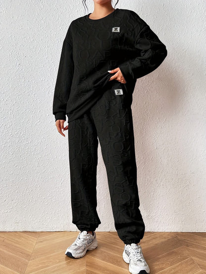 着回し力抜群 おしゃれ度高め デザイン性抜群 着心地良い 4色選択 トップス+パンツセット E-10483