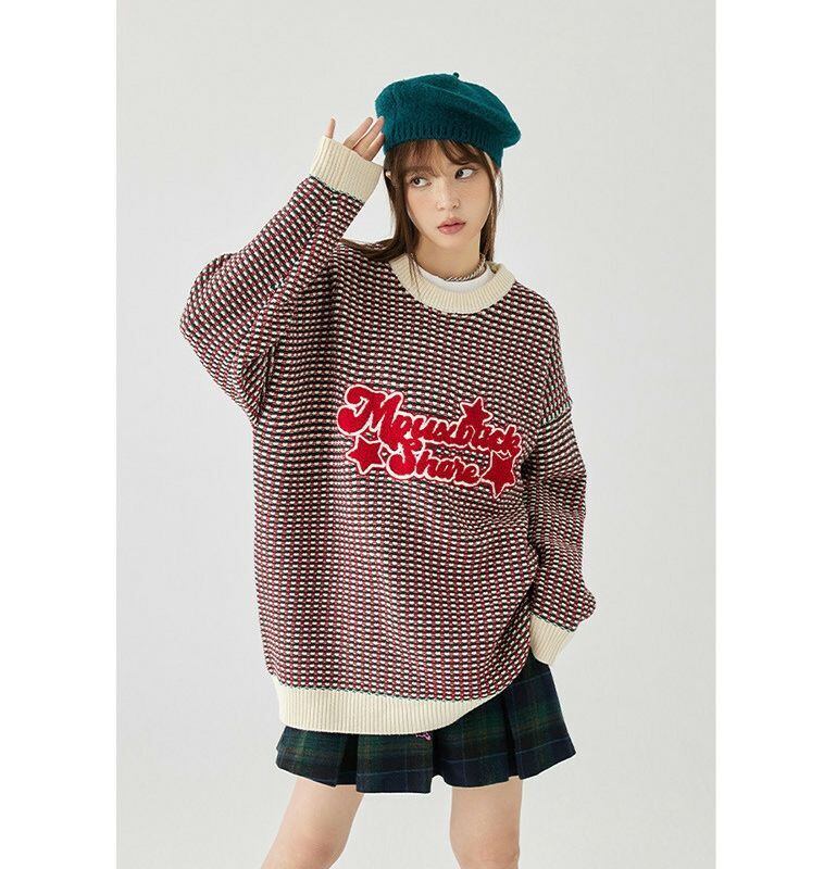 スウィート ファッション感満々 切り替え 3色選択 男女兼用 スウェットE-12539