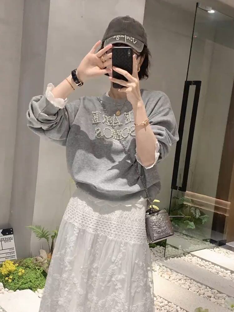 絶対欲しい 早い者勝ち 絶対流行 カジュアル 2色選択 スウェット E-10928