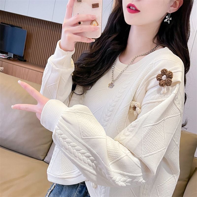 美人度アップ 絶対欲しい ファッション スウィート スウェット<ins-8104>
