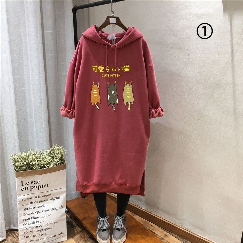 【裹起毛】質感のいい ニット プラスベルベット長袖 セーター E-10224