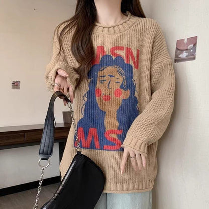 大活躍 高見えデザイン スタイルアップ効果抜群 4色選択 ニットトップスE-9827