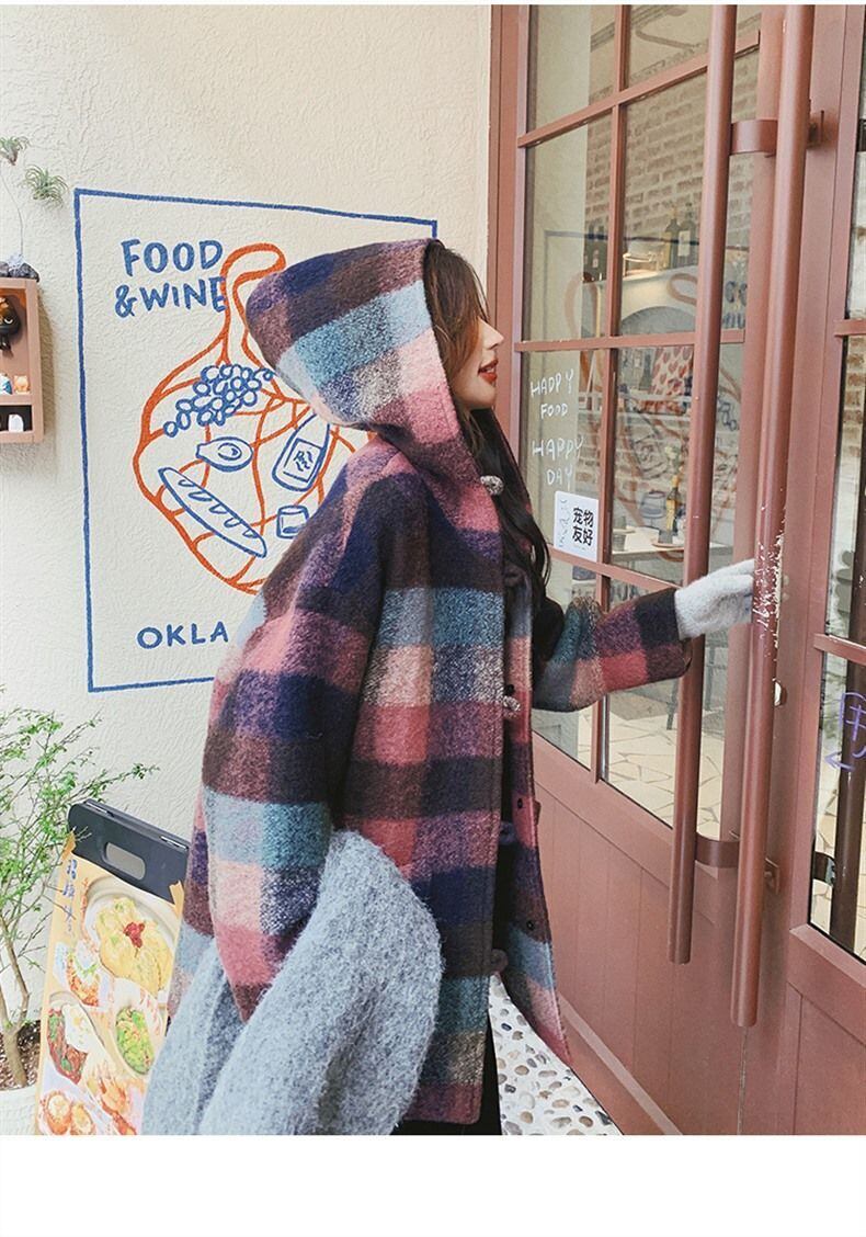 柔らかくて優しい印象 ラムフリース カジュアル コート ボアジャケットE-10140