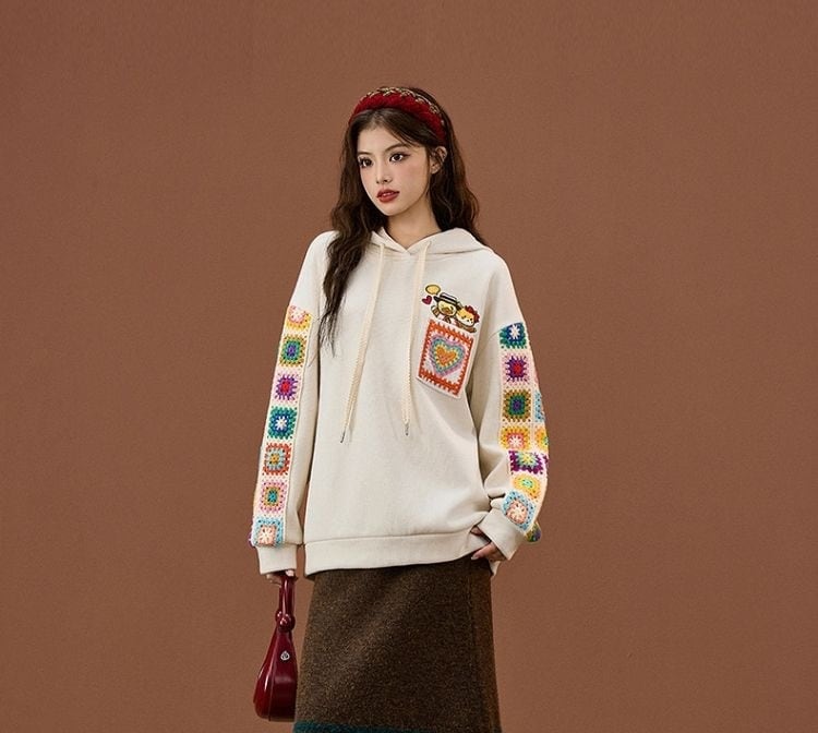 おすすめ 美人度アップ 個性的なデザイン トレンドアイテム  パーカー E-12300