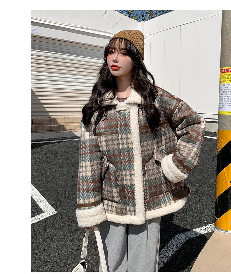 売り切れ必至 レトロ ファッション 知的 コート 3色 E-5585