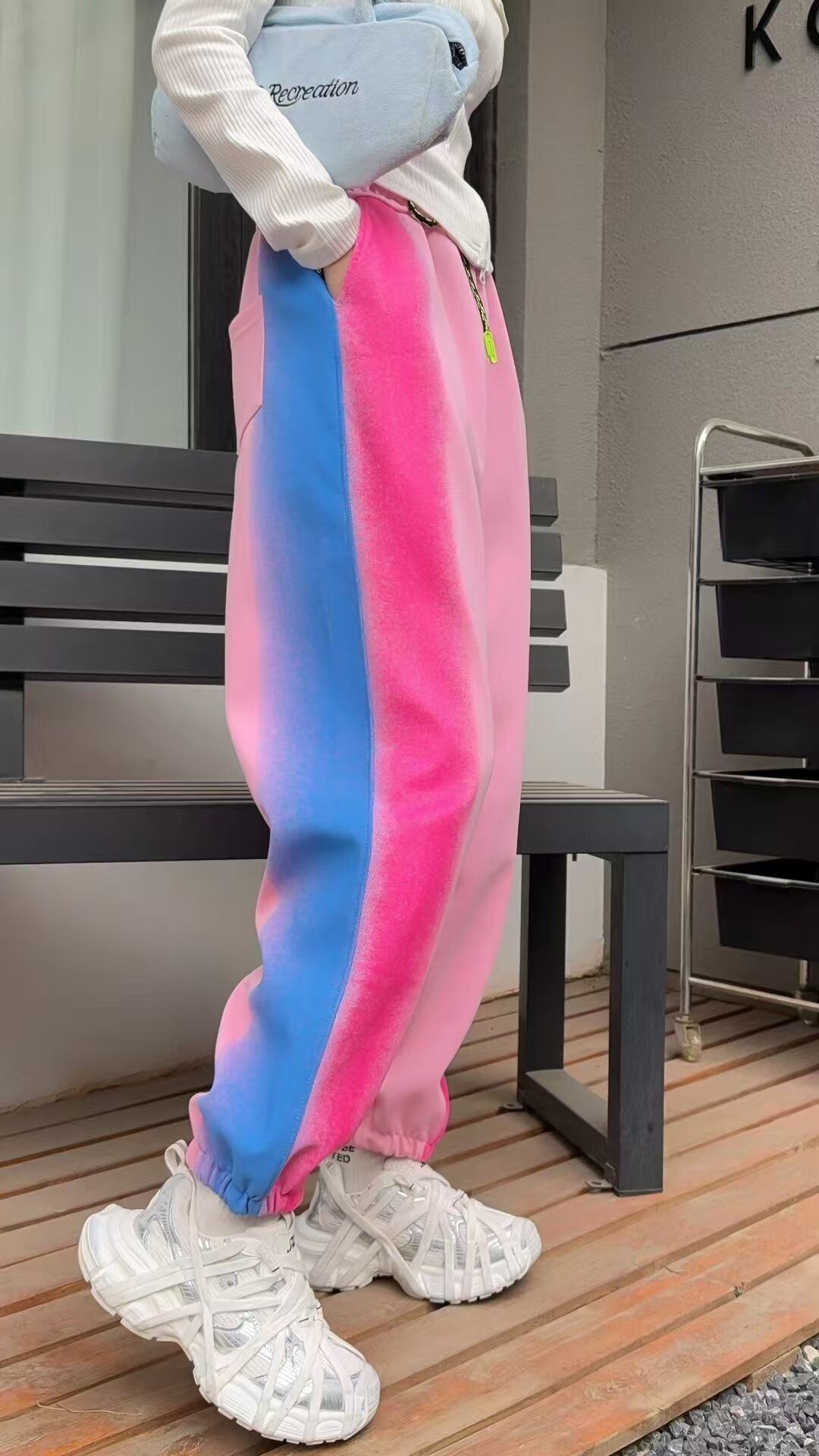 絶対欲しい プラスベルベット カジュアル 4色選択 パンツE-10727