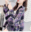定番シンプル チェック柄 アクティブも綺麗も叶う シャツ E-9235