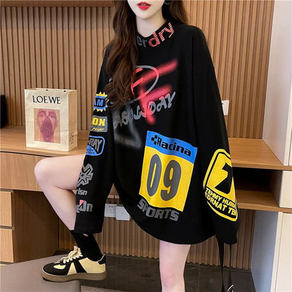 美人度アップ 2色選択 リラックス感のある カジュアル ニットE-10303