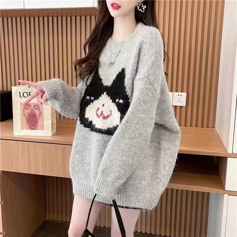 大好評 美人度アップ 目を奪われる 柔らかくて優しい印象 3色選択 ニットトップスE-9990