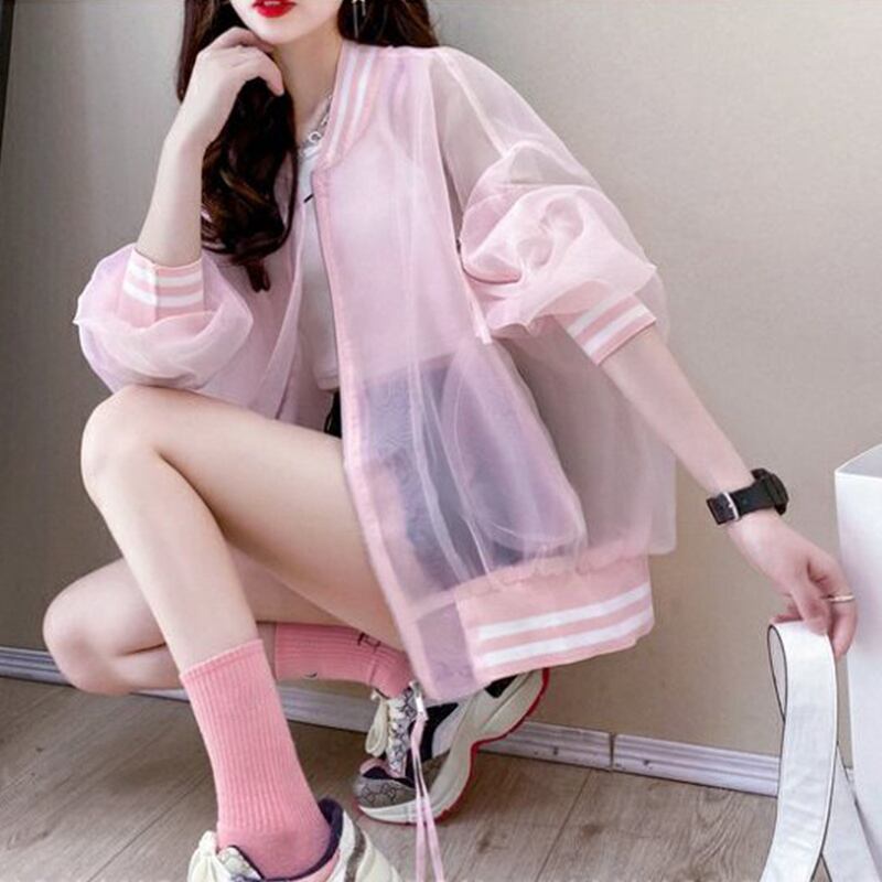 【ランキングNO.4】カジュアル UV対策 UVカット 透け感 日焼け対策 3色選択可 シャツE-3148