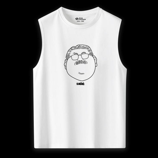 売れ筋　美人度アップ 　おすすめ プリントロゴ 袖なし Tシャツ-A2664