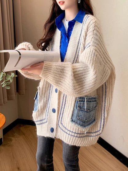 好感度UP 目を奪われる 流行新作 個性的なデザイン 2色選択 ニットトップスE-9721