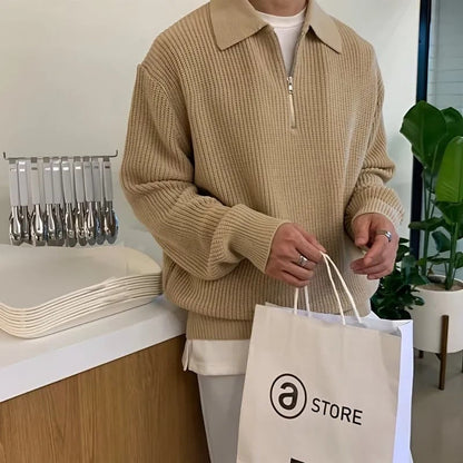 取り入れたい おすすめ 今季マストバイ 全4色 ニット 男女兼用E-12551