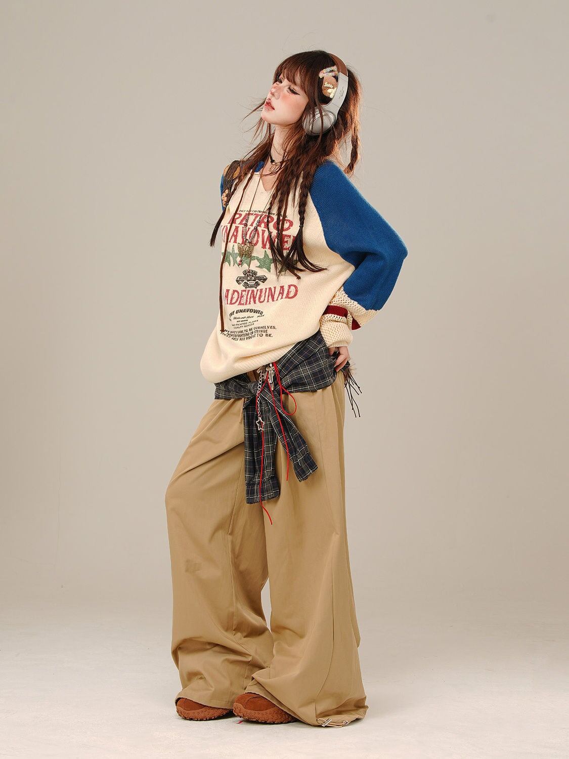 絶対流行 キュート カジュアル スウェットE-6831