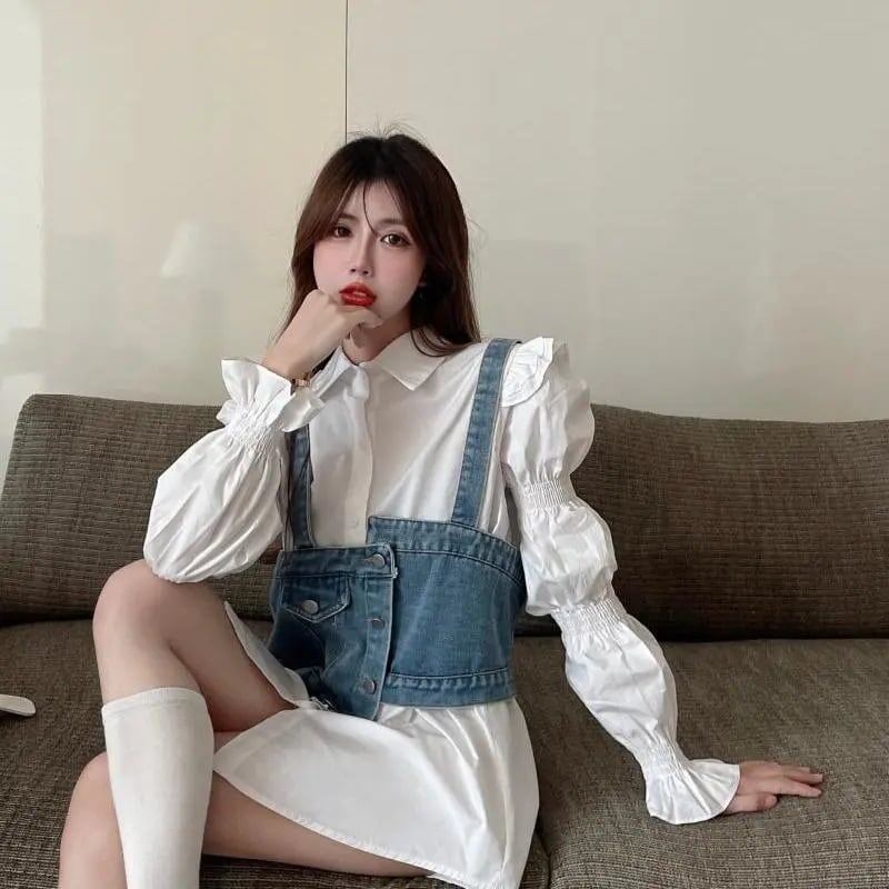 デニム デザイン 絶対欲しい 着心地良い カジュアル スウェットE-10785