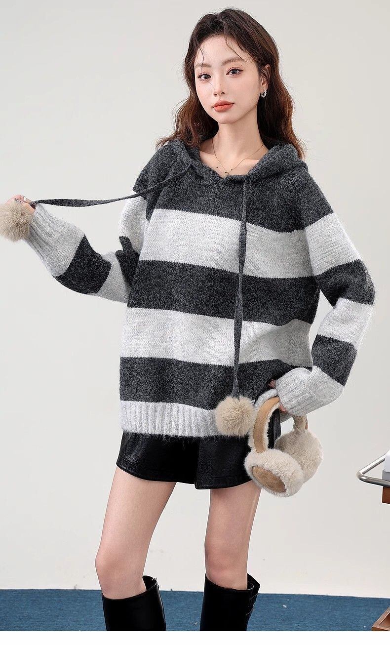 早い者勝ち 絶対流行  柔らかくて優しい印象  カジュアル   2色 スウェット  E-12232