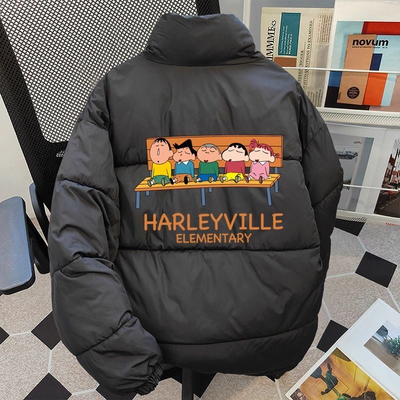 大注目 2色展開 ユニセックス 男女兼用 厚みパッド入り ジャケットE-12673