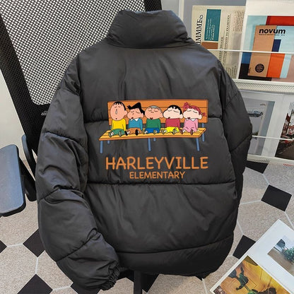 大注目 2色展開 ユニセックス 男女兼用 厚みパッド入り ジャケットE-12673