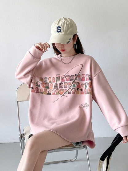 着回し力抜群 Eweet系可愛い オシャレデザイン スウェットE-10565