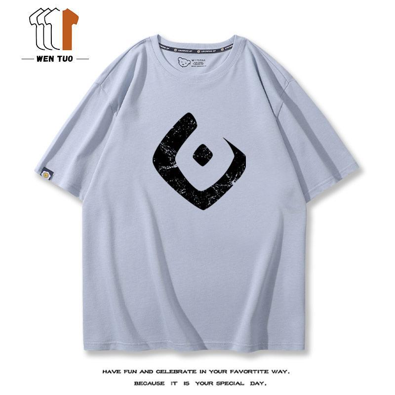 好感度UP  売れ筋   おすすめ プリントロゴ 半袖 Tシャツ-A2504