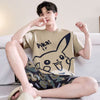 売れ筋 パジャマ Tシャツ & ショーツ セットアップ E-13467