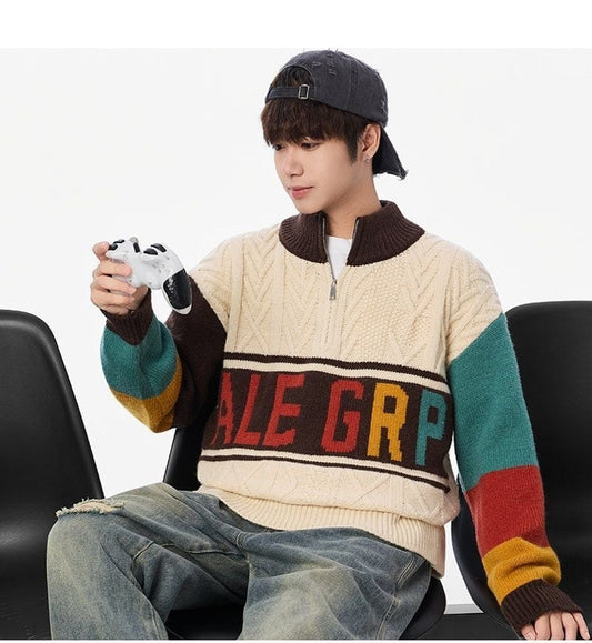 売れ筋   男女兼用 3色展開 ニット セーター E-12806