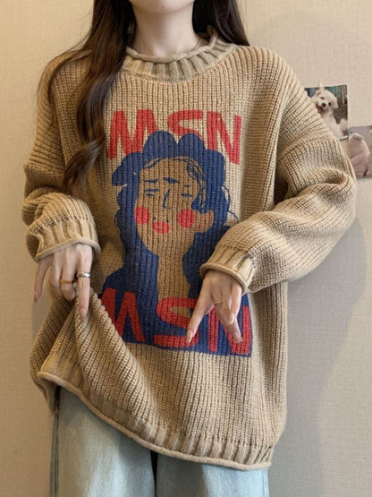 大活躍 高見えデザイン スタイルアップ効果抜群 4色選択 ニットトップスE-9827