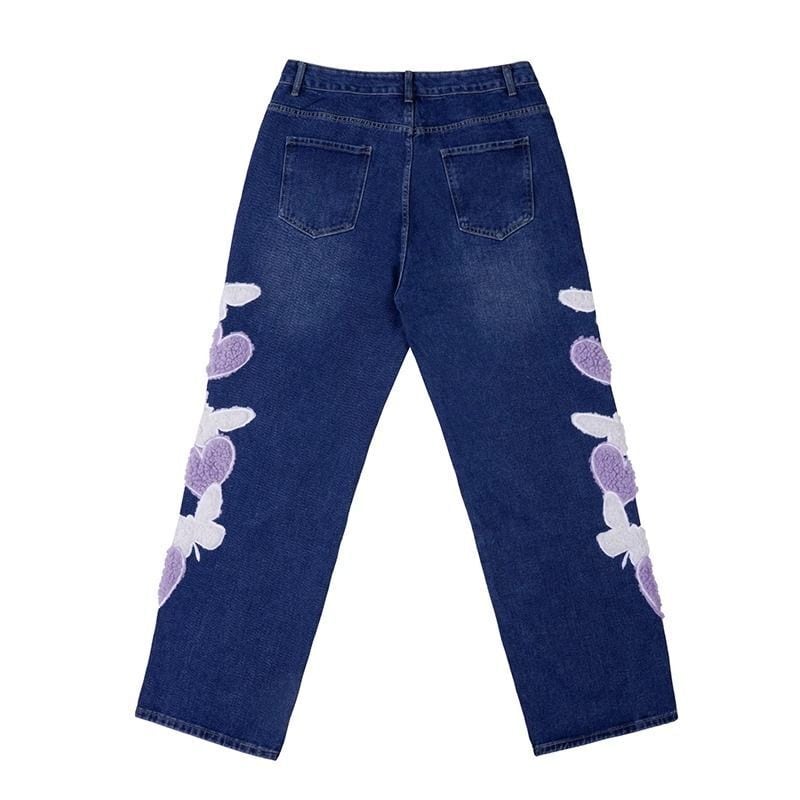 激安セール ファッション感満々 売り切れ必至 着回し力抜群 2色 デニム ワイドパンツE-12753