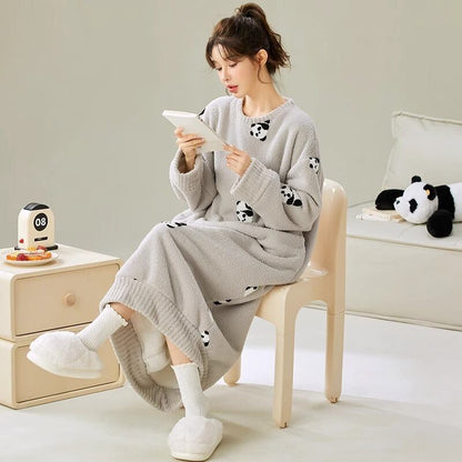 超人気 スウィート キュート 着心地良い 綿ラミネート ホームウェア パジャマE-10008