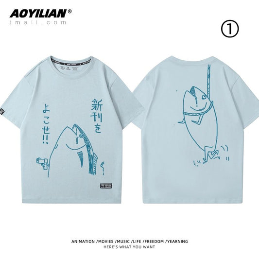 【人気ランキングNO.6】着回し力抜群　シンプル　おすすめ プリントロゴ 半袖 Tシャツ-A2632