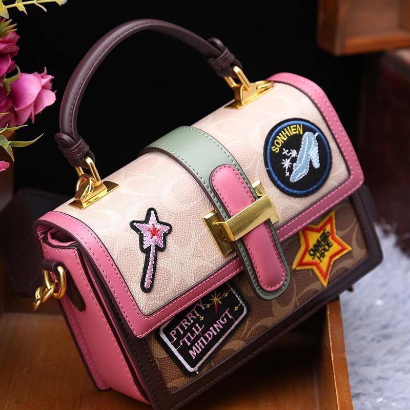 おしゃれ度高め  デザイン性抜群  カラーマッチング ランクアップさせ ショルダーバッグ メッセンジャーバッグiEf-9816