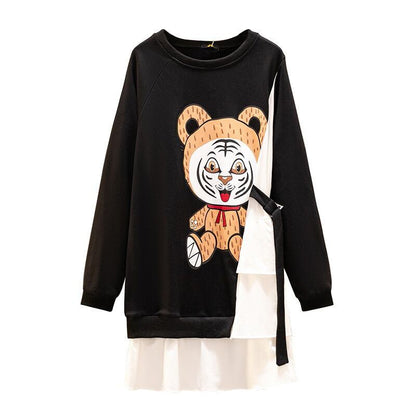 優しい雰囲気 2色 プラスベルベット 長袖 ニット セーター E-10397