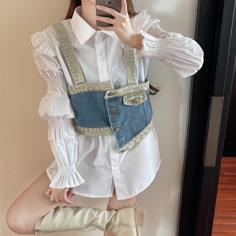 デニム デザイン 絶対欲しい 着心地良い カジュアル スウェットE-10785