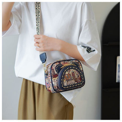 新商品 存在感のある 人気上昇中 キュート ファッション 3色選択可 ベアパターンショルダーバッグE-9860