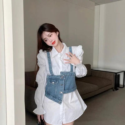 デニム デザイン 絶対欲しい 着心地良い カジュアル スウェットE-10785