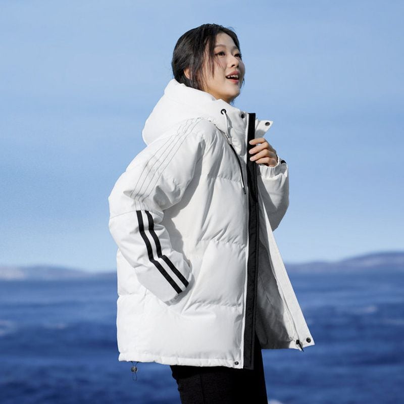 【中綿】売れ切れ必至 おすすめ 冬服 防寒 暖かい  撥水加工 3色展開 男女兼用 中綿フード付きジャケットE-12635