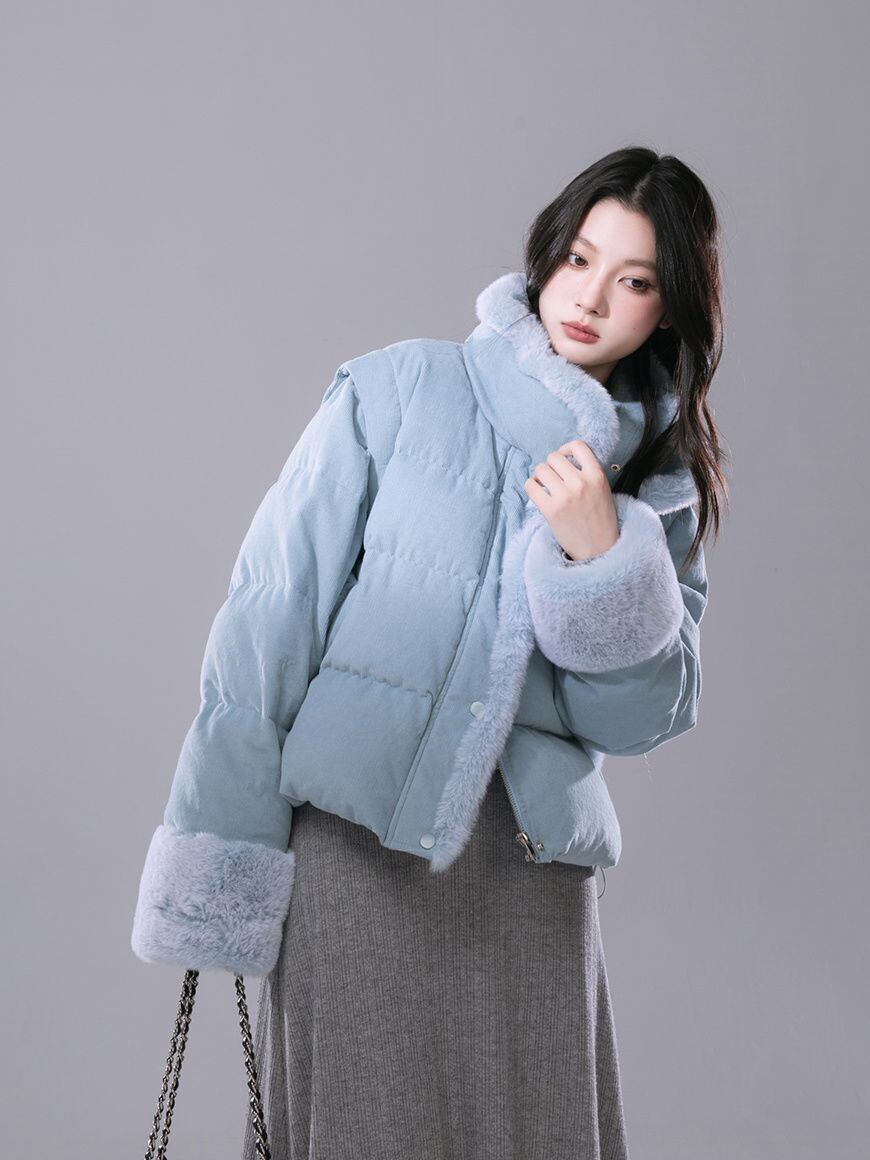 絶対流行 大人可愛い おしゃれ度高め スウィート ミドル丈のコットンコート E-9916