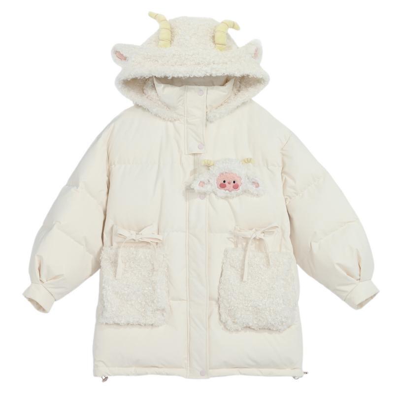 絶対欲しい 大人可愛い 柔らかくて優しい印象 ダウンジャケット E-10067