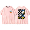男女兼用 プリント 半袖 Tシャツ E-13187