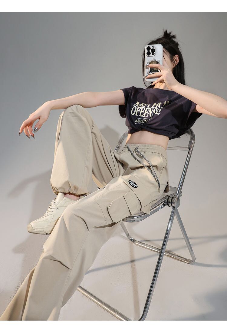 人気上昇中 プラスベルベット ファッション感満々 3色選択 ルーズストレートカジュアルパンツ E-9814