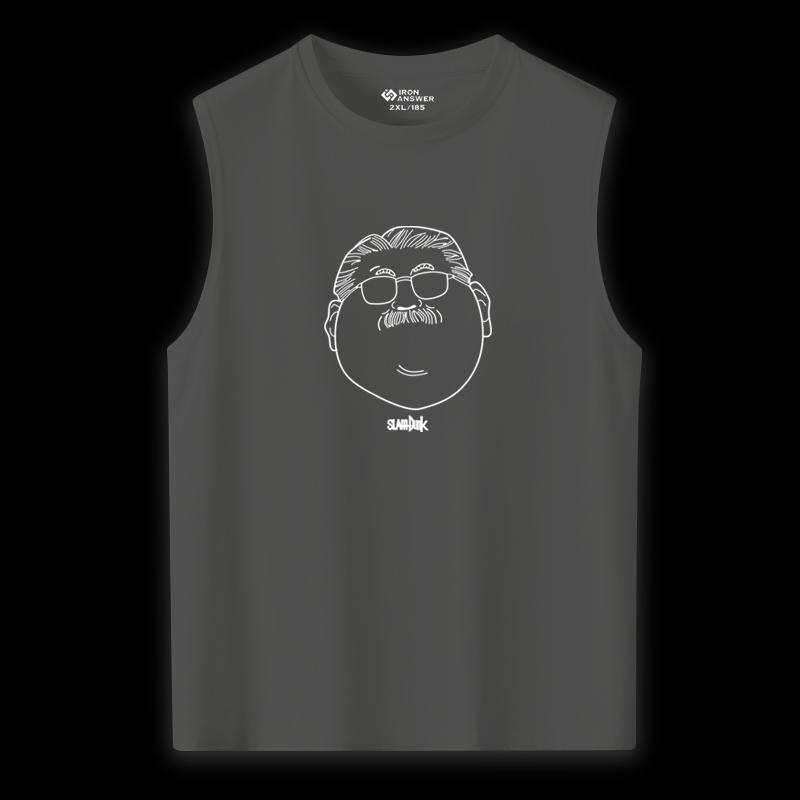 売れ筋　美人度アップ 　おすすめ プリントロゴ 袖なし Tシャツ-A2664
