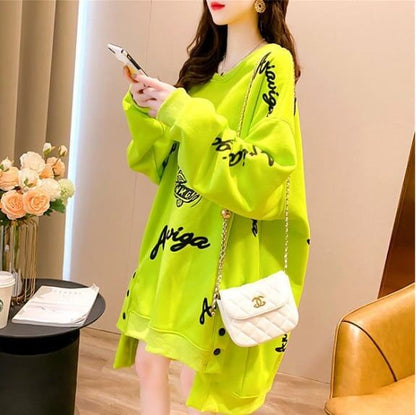 【裏起毛】大好評 ファッション 売り切れ必至 個性派 ルーズ 長スウェットE-6217