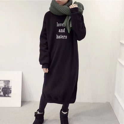 【裏起毛】絶対欲しい ファッション 新作 プラスベルベット 3色 長袖 ニット セーター E-10205