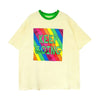話題沸騰中 都市ファッショ オシャレ デザイン  ゆったり プリント 半袖TシャツiEf-9171