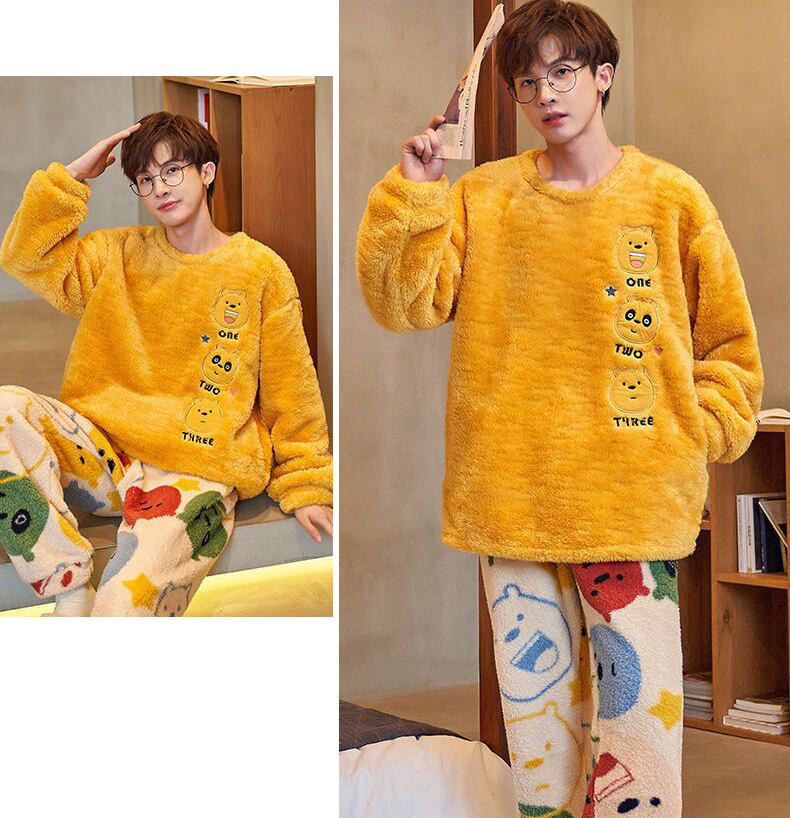 話題沸騰中 上質 絶対欲しい ファッション 着心地良い 3種選択 サンゴフリース パジャマ E-9780