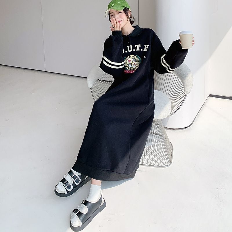 おすすめ 2色 プラスベルベット 長袖 ニット セーター E-10245