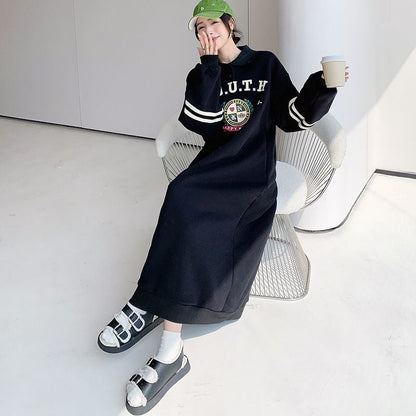 おすすめ 2色 プラスベルベット 長袖 ニット セーター E-10245