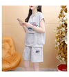 今季マストバイ  カジュアル ファッション 半袖Ｔシャツⅹパンツセット全3色 <ins-8265>