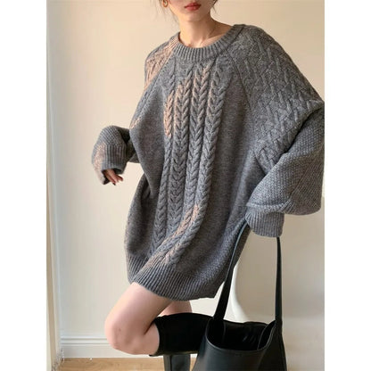 超人気 大人可愛い おしゃれ度高め 着心地良い カジュアル 4色選択 セーターE-12351